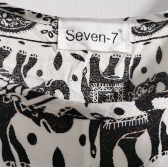 Tradition Pattern Mini Dress - Picture 4 of 4